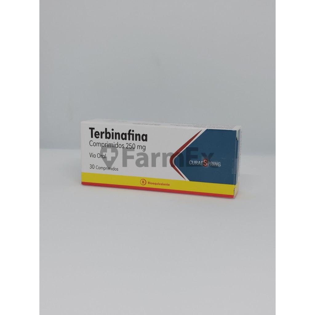 Terbinafina 250 mg x 30 comprimidos Farmex-Pluxee-Persistente